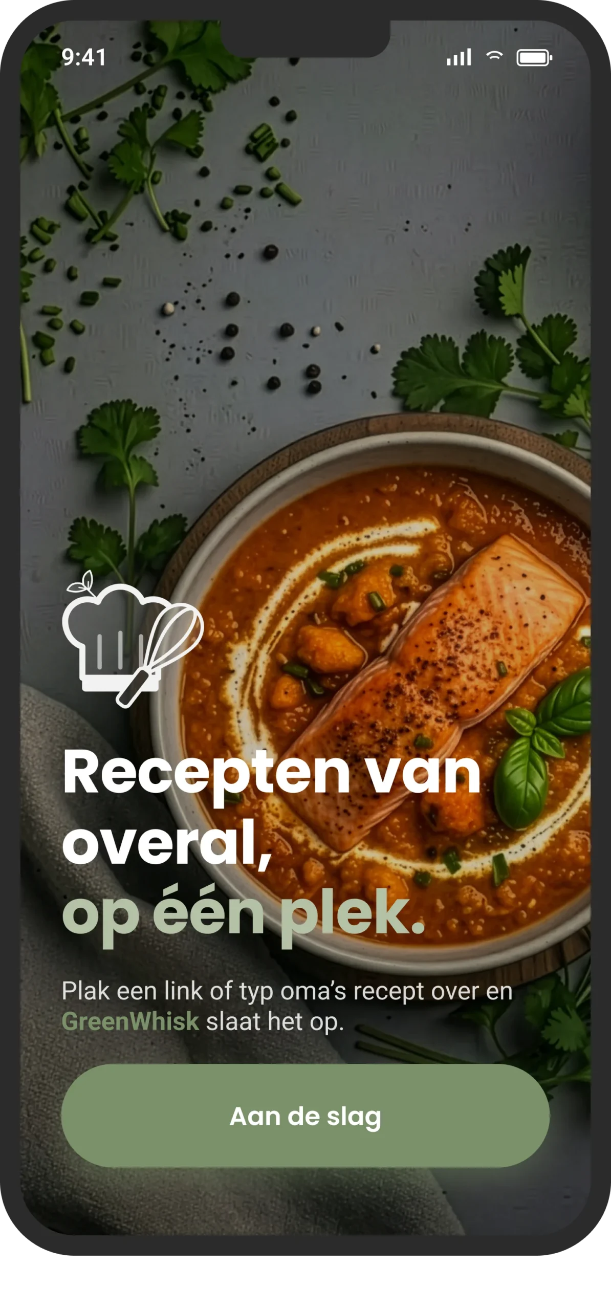 Persoonlijke kookboek app